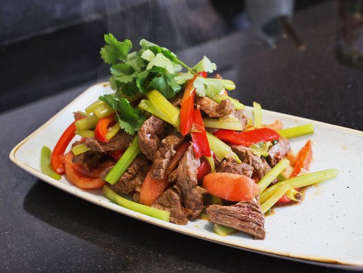 Beef stir fry
