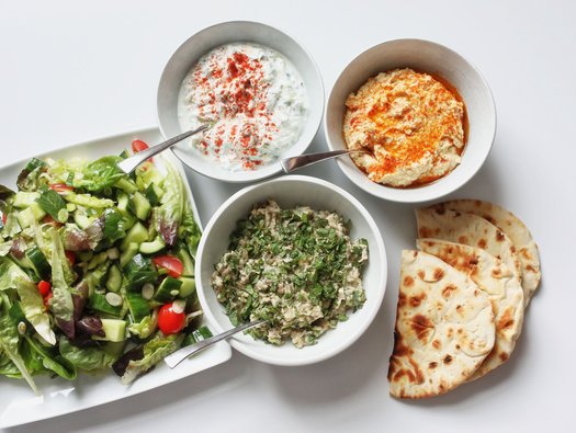 Mediterranean meze feast