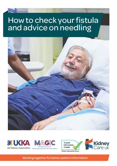 How to check your fistula and advice on needling cover