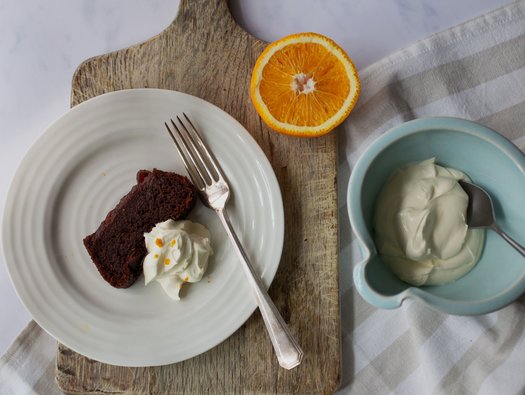 Chocolate and orange loaf