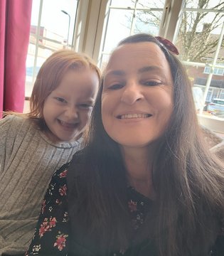 Deborah Culnane with child