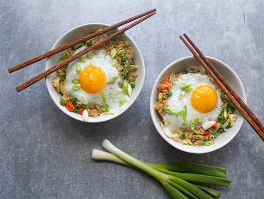 Egg-fried rice