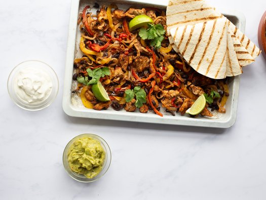 Chicken fajitas