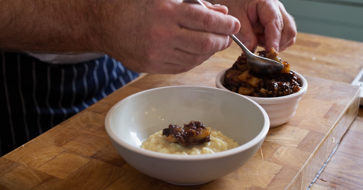 Prune Rice Rice pudding with pear and prune compote | Kidney Care UK