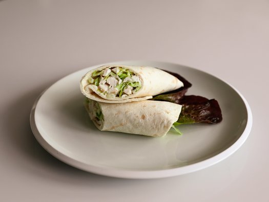 Chicken Caesar wraps