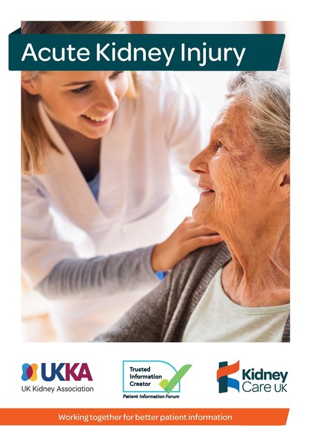 Acute Kidney Injury Kidney Care UK