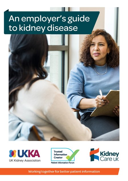 An employer's guide Patient Information leaflet cover