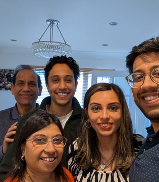 Bharti Brahambhett - with family