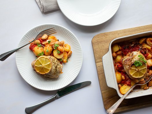 Chicken tray bake