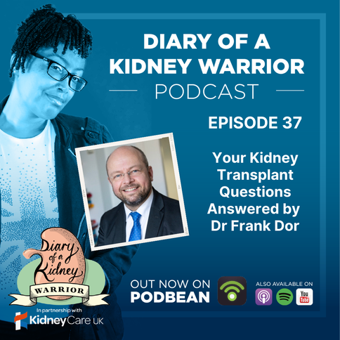 Consultant Transplant Surgeon Dr Frank Dor returns to answer questions submitted by listeners