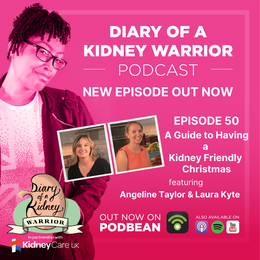Diary of a Kidney Warrior podcast episode 50: a guide to having a kidney friendly Christmas