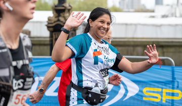London Marathon 2024 female runner