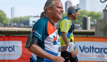 David Middle running London Marathon 2025