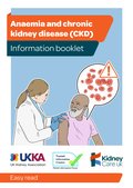 Easy read - Anaemia and CKD Patient Information leaflet front cover