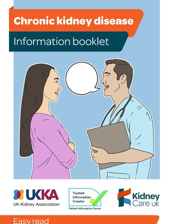 Easy read - Chronic Kidney Disease (CKD) Patient Information leaflet front cover