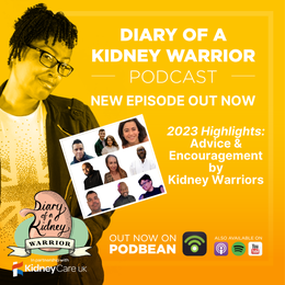 Diary of a Kidney warrior Podcast episode 101