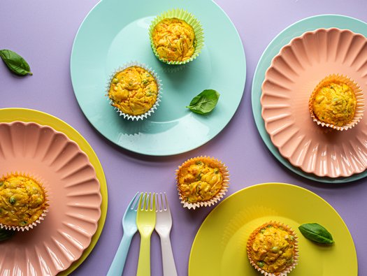 Moreish veggie muffins