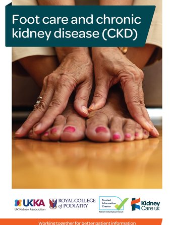 Foot care patient info booklet cover