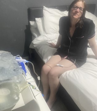 Gemma Flood - with PD machine