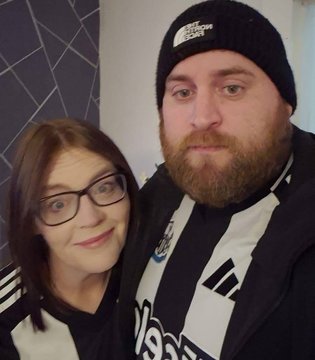Gemma Flood - with partner, Andrew