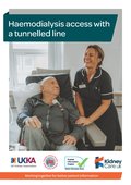 Haemodialysis access with a tunnelled line Patient Information leaflet front cover