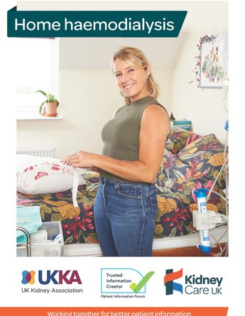 Home haemodialysis Patient Information leaflet front cover