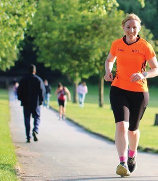 Kate Hyland - running
