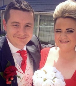 Katie Newell - with brother on his wedding day - cropped