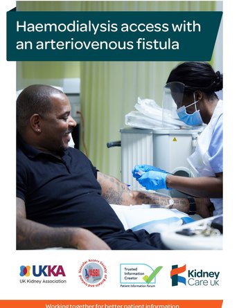 Haemodialysis access with an arteriovenous fistula - Kidney Care UK