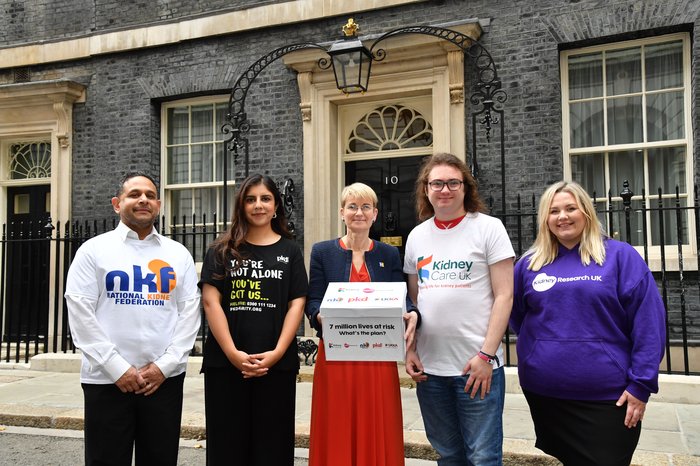 Patient representatives at Downing Street