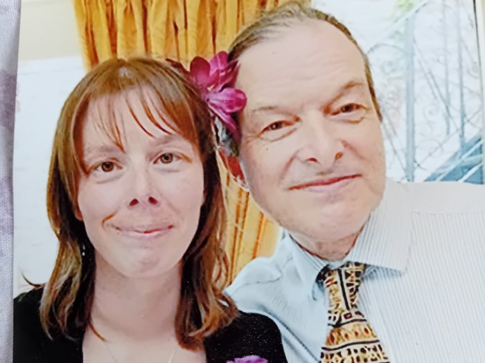 Mariann Alexander - with Uncle Jeff at sisters wedding