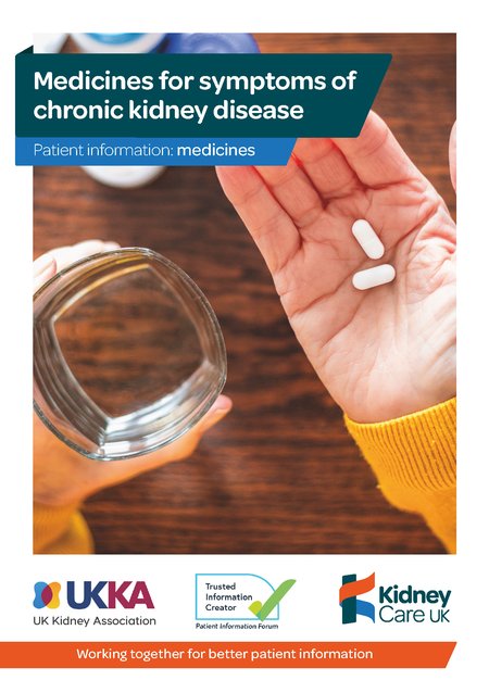Medicines for symptoms of chronic kidney disease - Kidney Care UK