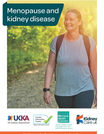 Menopause and kidney disease - Patient Information leaflet front cover.jpg