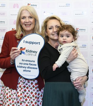 Patient Jess Harris with Ezra and Fiona Loud