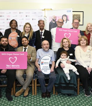 Parliament event patients group photo 2024