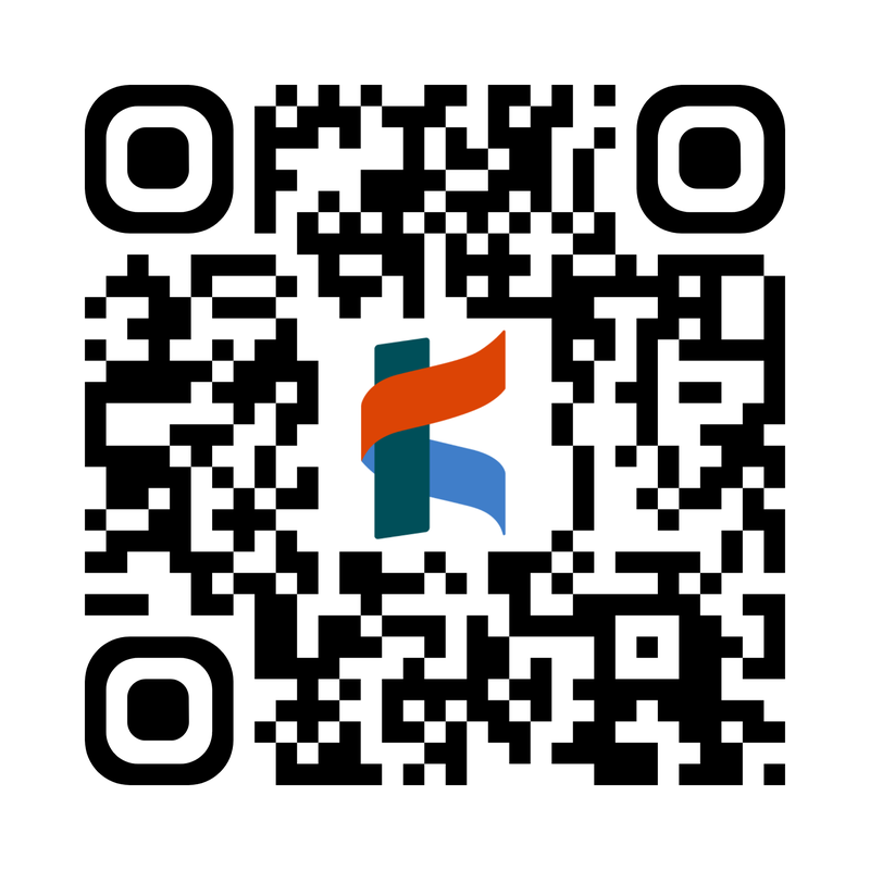 QR code for donation page