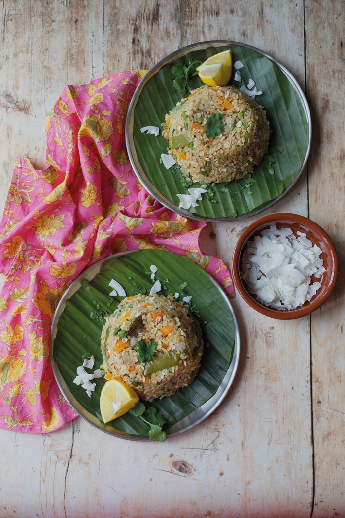 Oats and vegetable upma