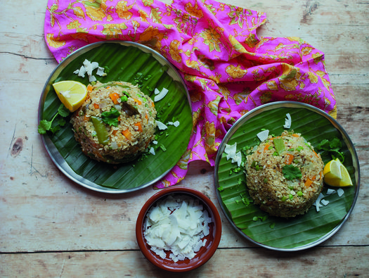 Oats and vegetable upma