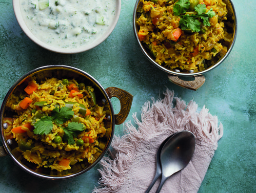Vegetable dal khichdi