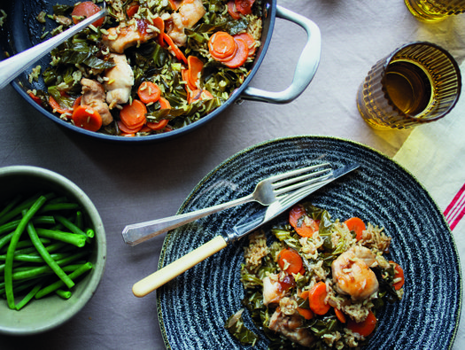 Chicken with onion marmalade