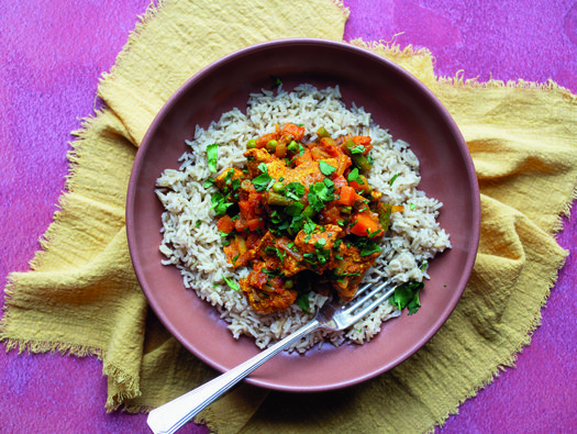 Chicken and vegetable curry