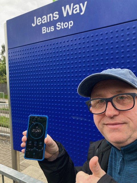 Tony Chaplin- Jeans Way bus stop