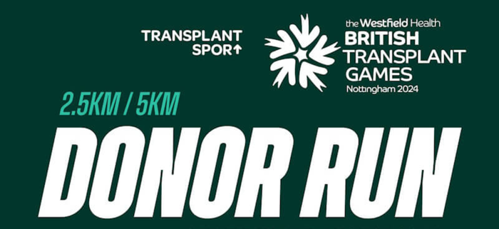 Donor Run poster 2024