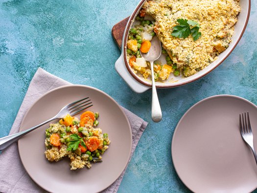Vegetable crumble
