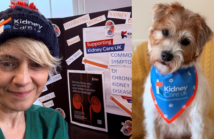Katie (Vet) and her dog - World Kidney Day 2025