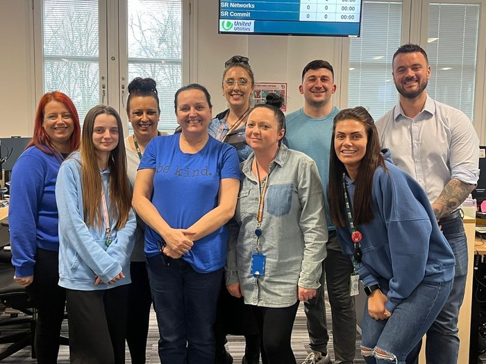 United Utilities, Wear it Blue for World Kidney Day 2024