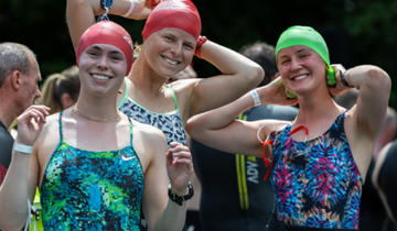 Swimmers at the Great North Swim