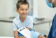 Boy at doctor's office