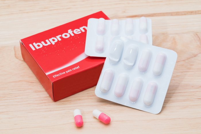 Ibuprofen stock image