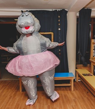 Holly Loughton - in costume at Mount Cook YA residential weekend